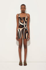 Marmo Print Mini Dress with Square Neckline
WOMAN Pucci