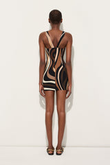Marmo Print Mini Dress with Square Neckline
WOMAN Pucci