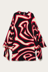 Labirinto Print Short Silk Kaftan
WOMAN Pucci