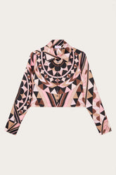 Manuba Print Silk Crop Shirt
WOMAN Pucci