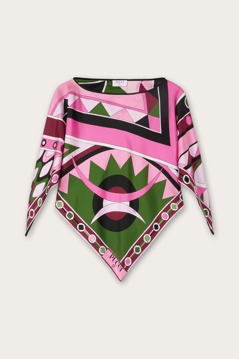 Vivara Print Cape Blouse
WOMAN Pucci
