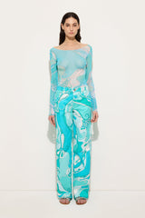 Orchidee Print Tulle Top
WOMAN Pucci
