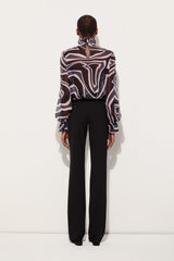 Labirinto Print Blouse with Balloon Sleeves
WOMAN Pucci