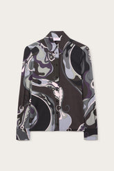 Orchidee Print Satin Jersey Shirt
WOMAN Pucci