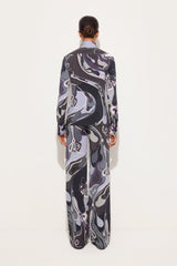 Orchidee Print Satin Jersey Shirt
WOMAN Pucci