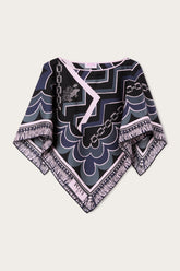 Istrice Print Silk Cape Blouse
WOMAN Pucci