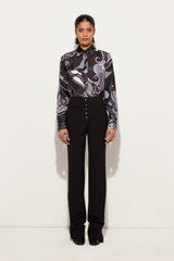 Orchidee Print Silk Twill Shirt
WOMAN Pucci