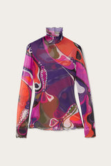 Orchidee Print Tulle Top
WOMAN Pucci