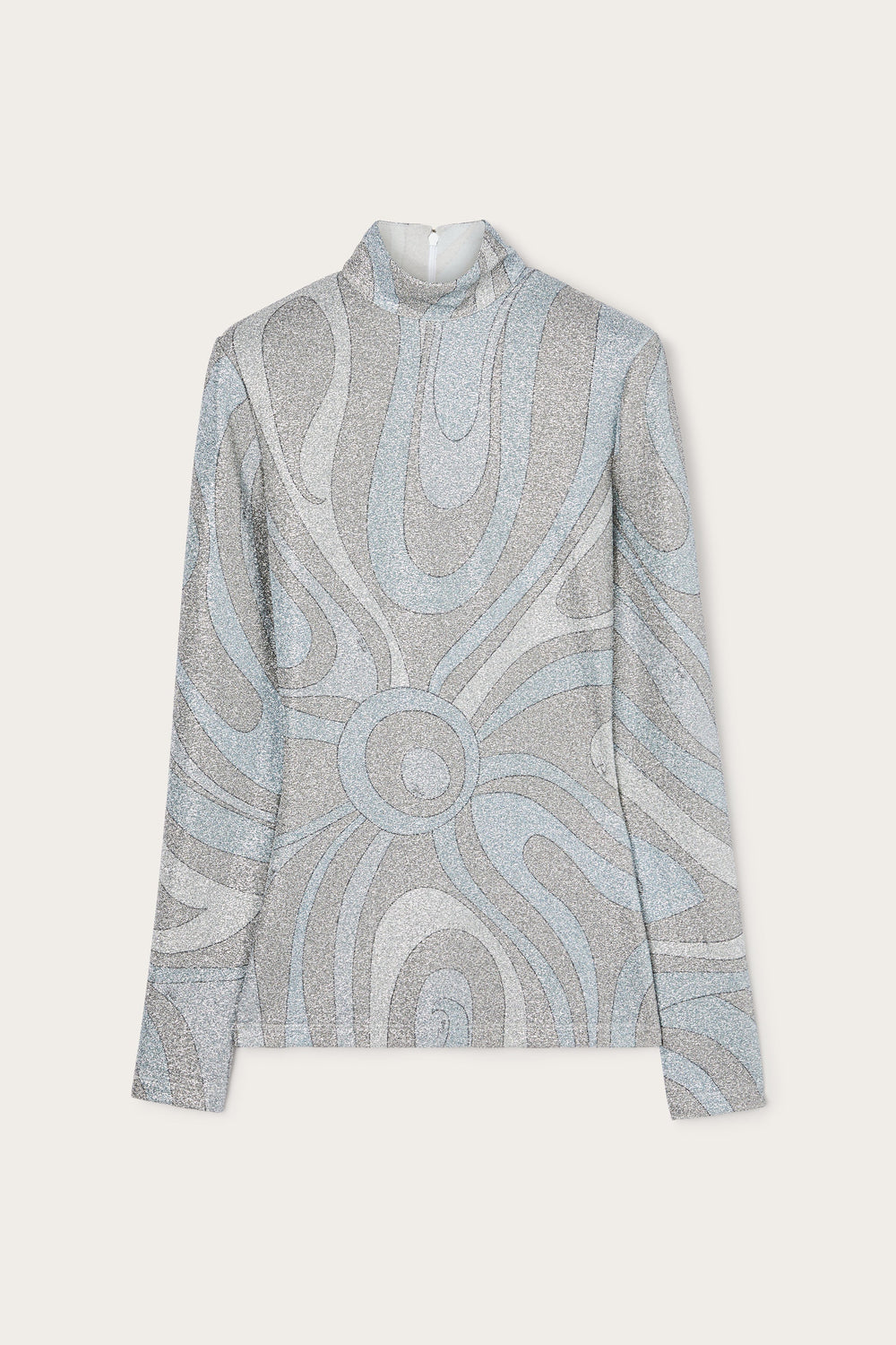 Marmo Print High-neck Lamé Top
WOMAN Pucci