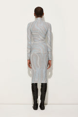 Marmo Print High-neck Lamé Top
WOMAN Pucci
