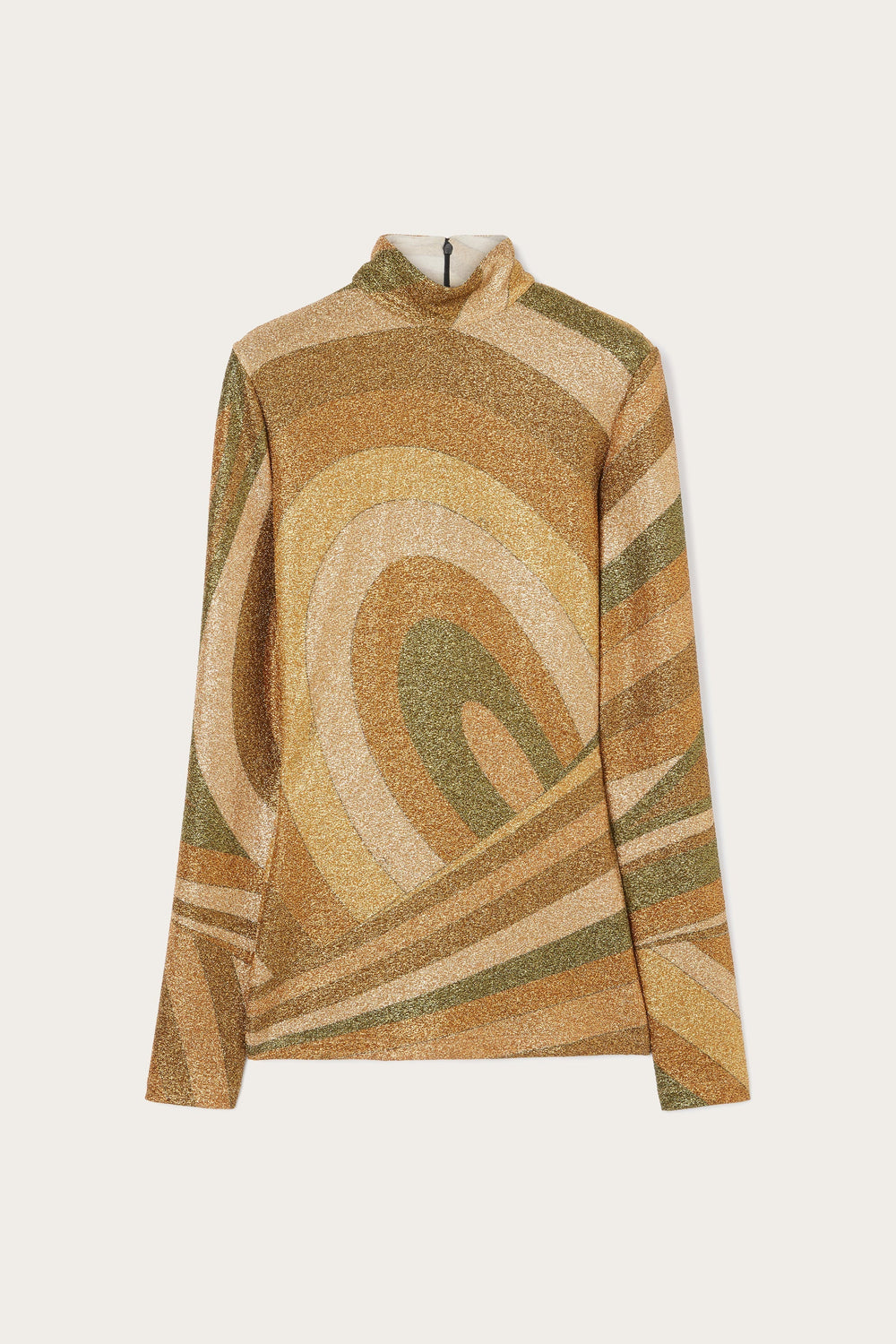 Iride Print Lamé Jersey Top
WOMAN Pucci