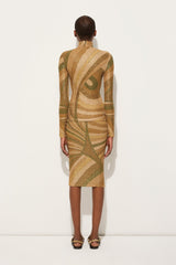 Iride Print Lamé Jersey Top
WOMAN Pucci