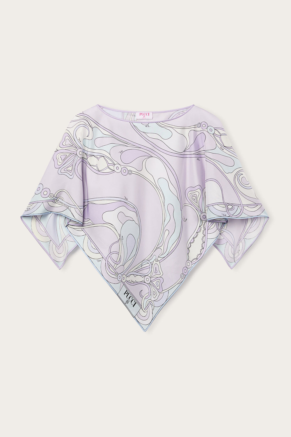 Orchidee Print Silk Cape Blouse
WOMAN Pucci
