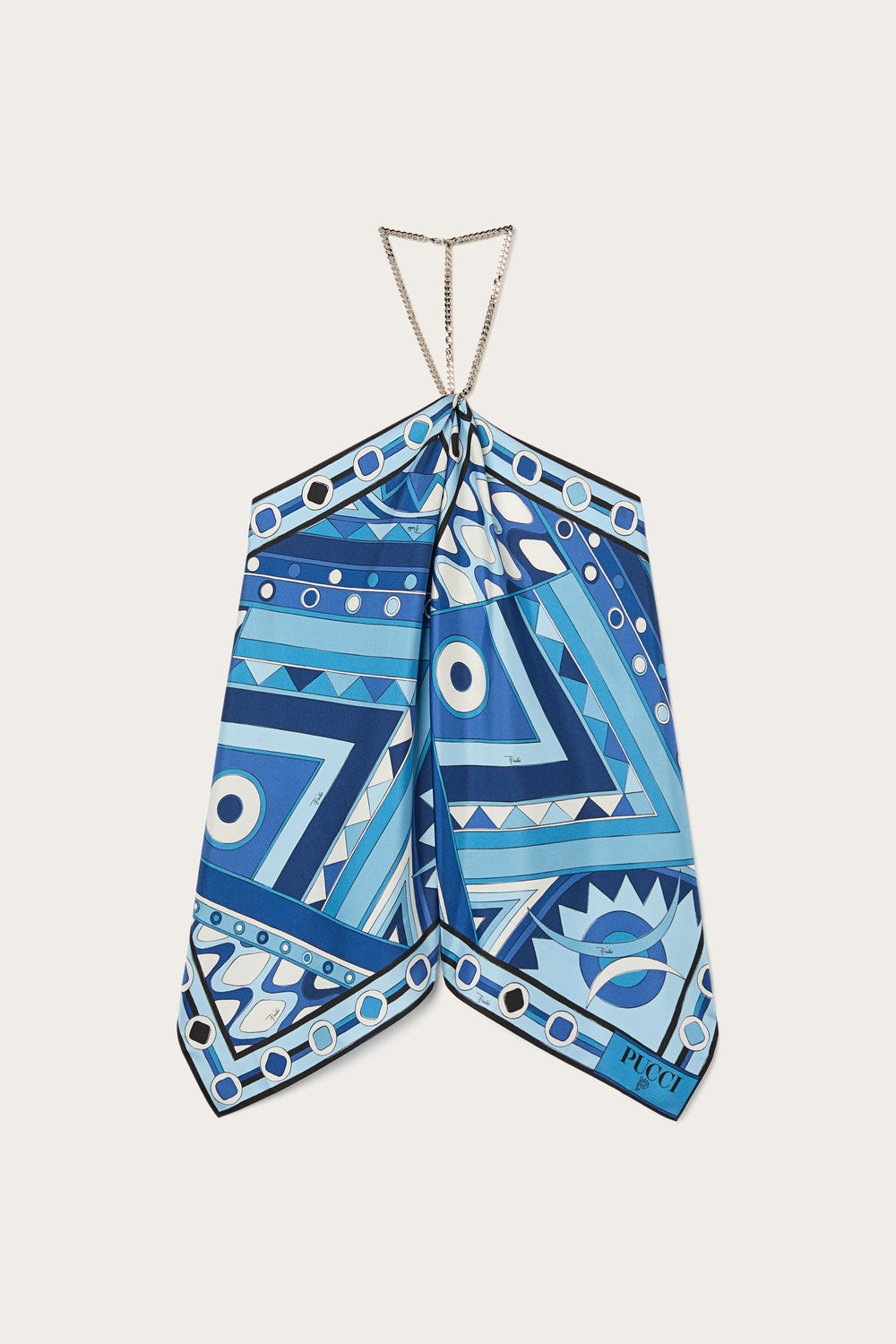 Vivara Print Sleeveless Silk Top
WOMAN Pucci