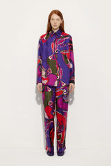 Orchidee Print Silk Pajama Trousers
WOMAN Pucci
