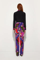 Orchidee Print Straight Velvet Pants
WOMAN Pucci