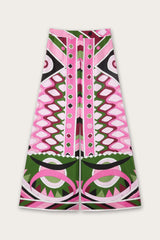 Vivara Print Wide Leg Silk Pants
WOMAN Pucci