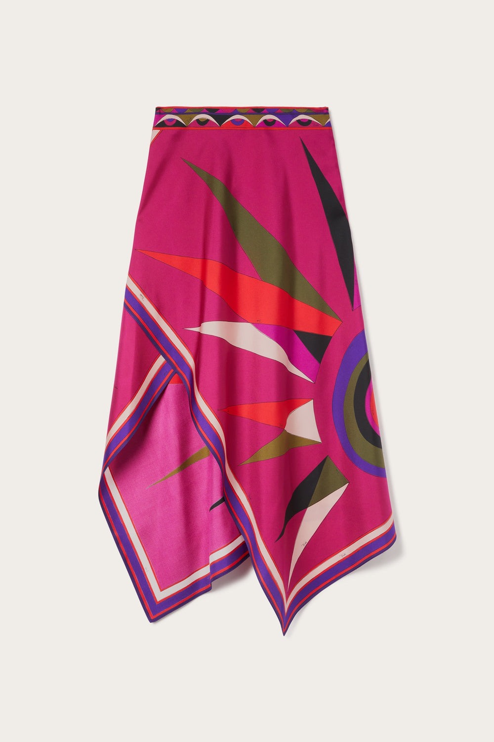 Hawaii Print Asymmetrical Skirt
WOMAN Pucci