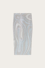Marmo Print Midi Skirt in Jersey Lamé
WOMAN Pucci