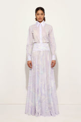 Orchidee Print Long Cotton Skirt
WOMAN Pucci