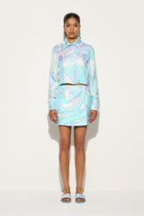Orchidee Print Silk Miniskirt
WOMAN Pucci