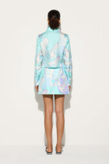 Orchidee Print Silk Miniskirt
WOMAN Pucci