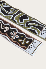 Angoli and Labirinto Print Silk Twill Scarf
WOMAN Pucci