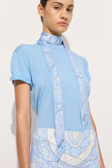 Mixed Print Silk Twill Scarf with Rhinestones
WOMAN Pucci