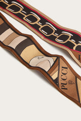 Iride and Istrice Print Silk Twill Scarf
WOMAN Pucci