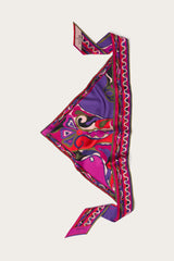 Orchidee Print Silk Twill Scarf
WOMAN Pucci