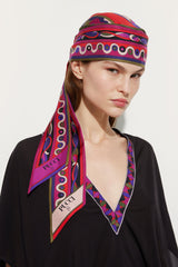 Orchidee Print Silk Twill Scarf
WOMAN Pucci