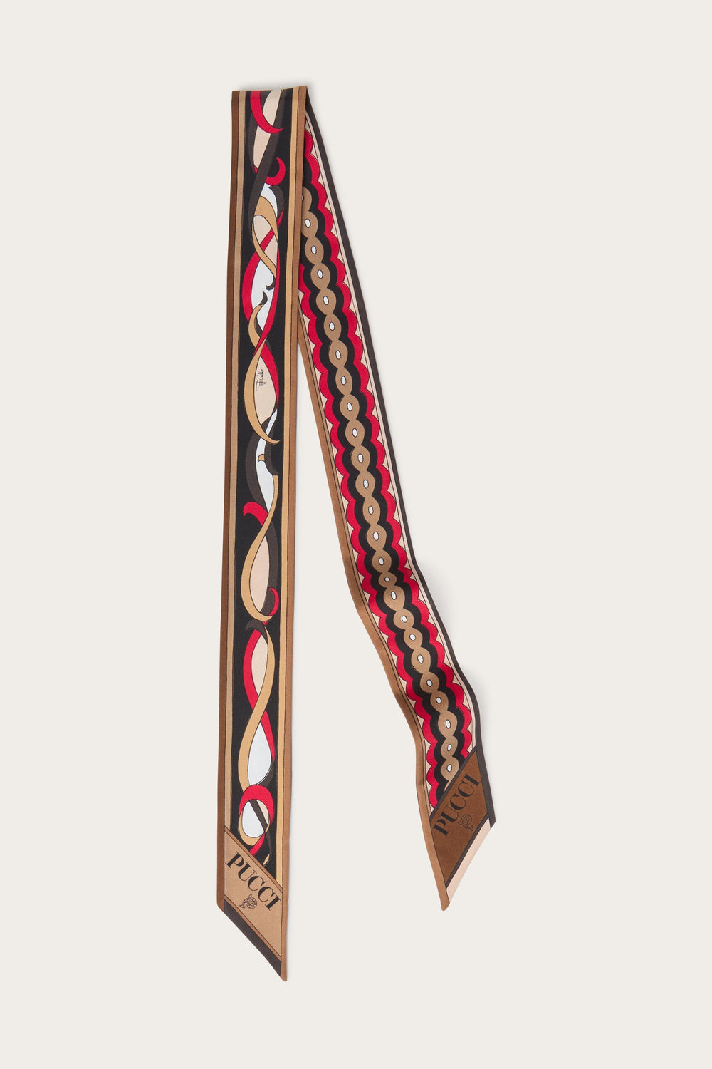 Girandole and Papiro Print Silk Twill Scarf
WOMAN Pucci