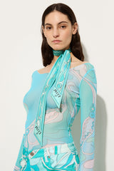 Girandole and Papiro Print Silk Twill Scarf
WOMAN Pucci