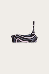 Marmo Print Asymmetrical Bikini Top
WOMAN Pucci