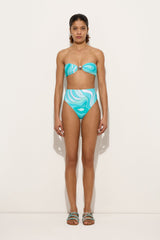 Marmo Print Bandeau Bikini Top
WOMAN Pucci