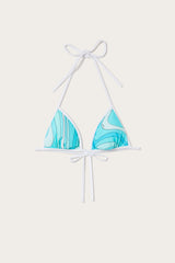 Marmo Print Triangle Bikini Top
WOMAN Pucci