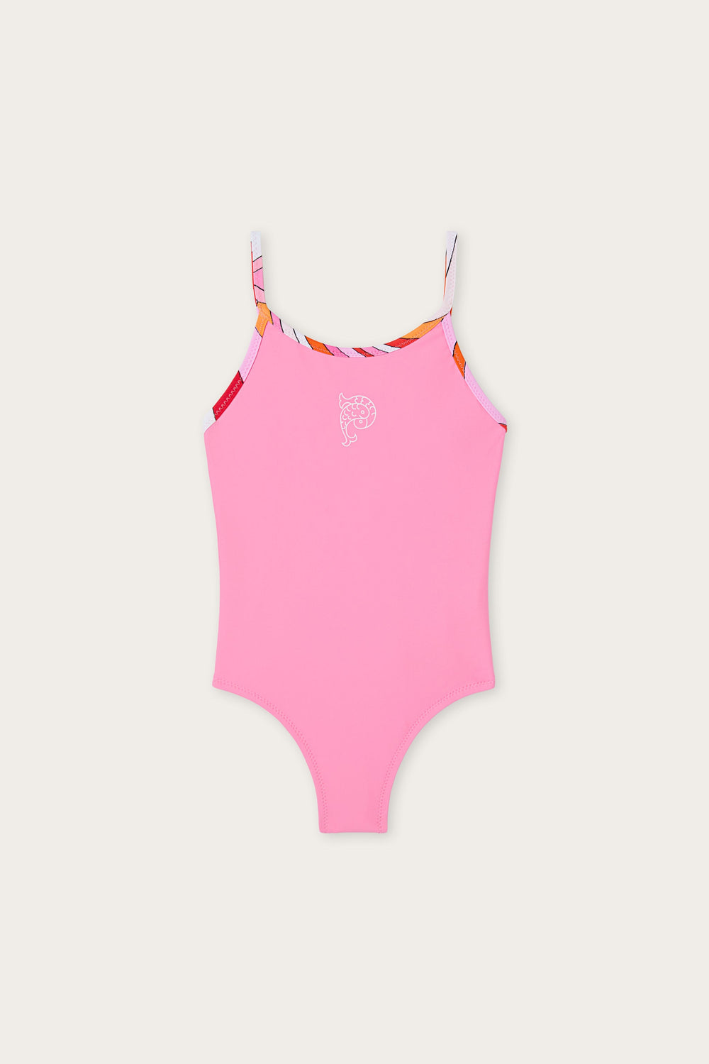 One-Piece Swimsuit with Fish Logo
Pucci