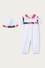Iride-Print Broderie Anglaise Romper Set
Pucci