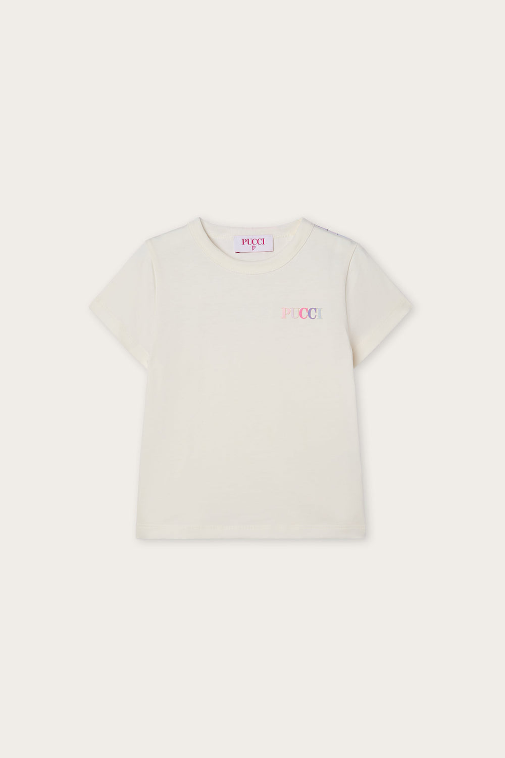 Embroidered T-shirt with Logo and Ruffle
Pucci