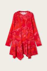 Asymmetrical Hem Dress with Orchidee Print
Pucci