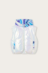 Holographic Effect Sleeveless Down Jacket
Pucci