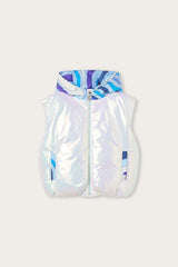 Holographic Effect Sleeveless Down Jacket
Pucci