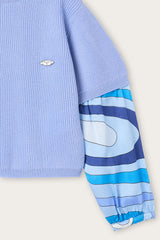 Sweater with Printed Sleeves
Pucci