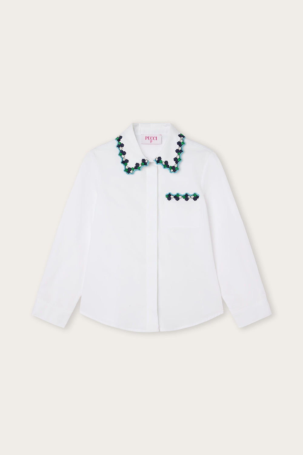 Embroidered Fontane Print Shirt
Pucci