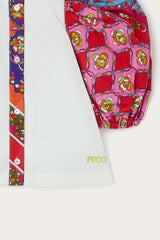 Blouse with Printed Balloon Sleeves
Pucci
