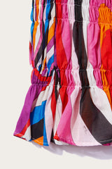 Iride-Print Smocked Dress
Pucci