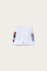 Iride-Print Broderie Anglaise Shorts
Pucci