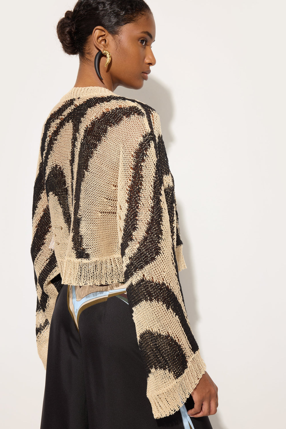 Linen Knit Sweater
 WOMAN Pucci