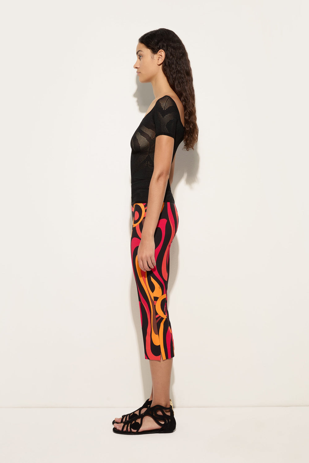 Marmo Print Capri Pants
 WOMAN Pucci