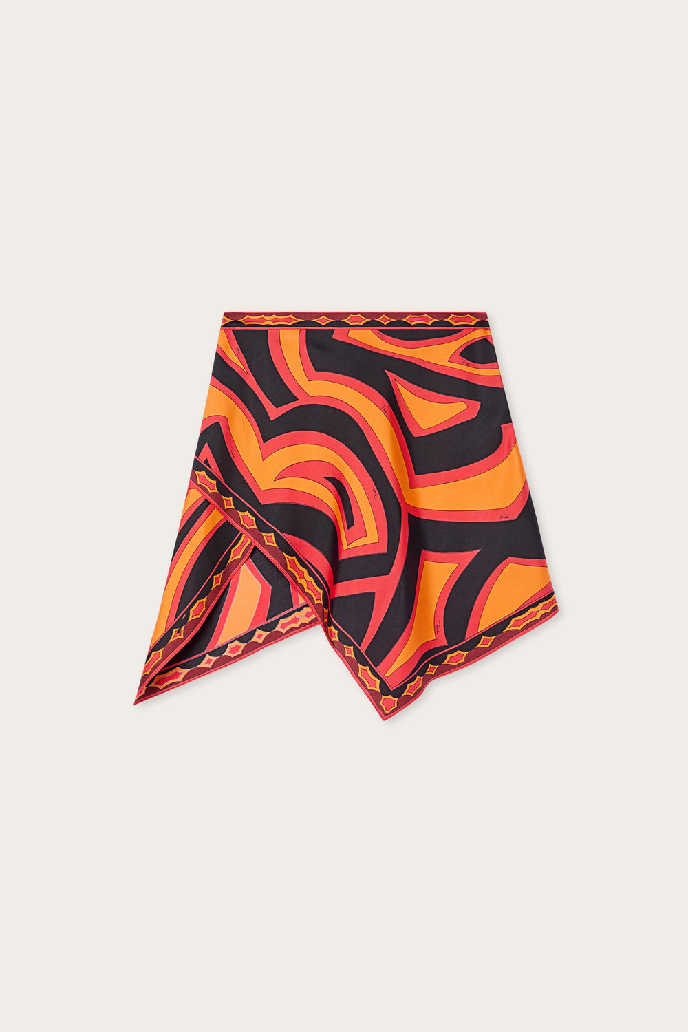 Labirinto Print Silk Scarf Skirt
 WOMAN Pucci
